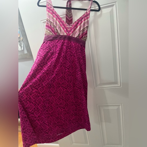 Like New Athleta Take Anywhere A-Line Halter Dress - Picture 5 of 14